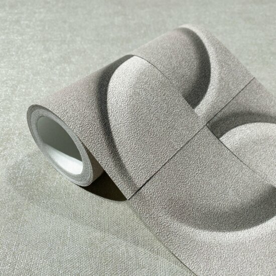 Noordwand Shades Iconic Behangrand 34469 Beige - Grijs Behang