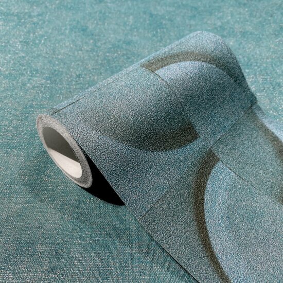 Noordwand Shades Iconic Behangrand 34470 Blauw Behang