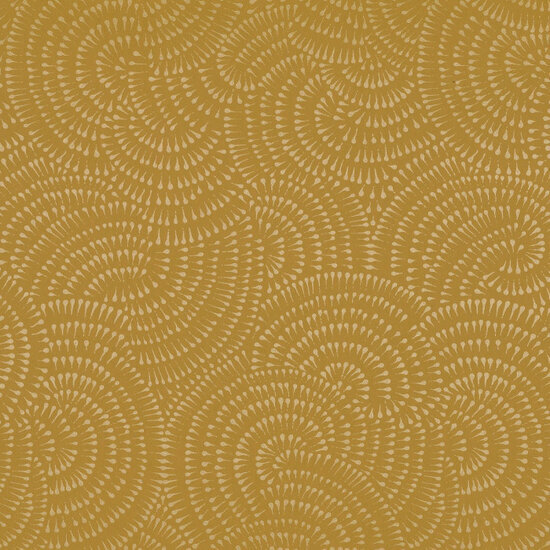 Casamance Ete Indien 75122248 - Geel Behang