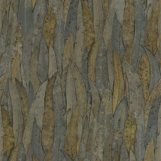 Casamance Golfe Du Bengale 75961528 - Bruin / Grijs Behang