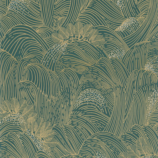 Casamance L&#039;&Icirc;le Aux Oiseaux 75902344 - Groen Behang