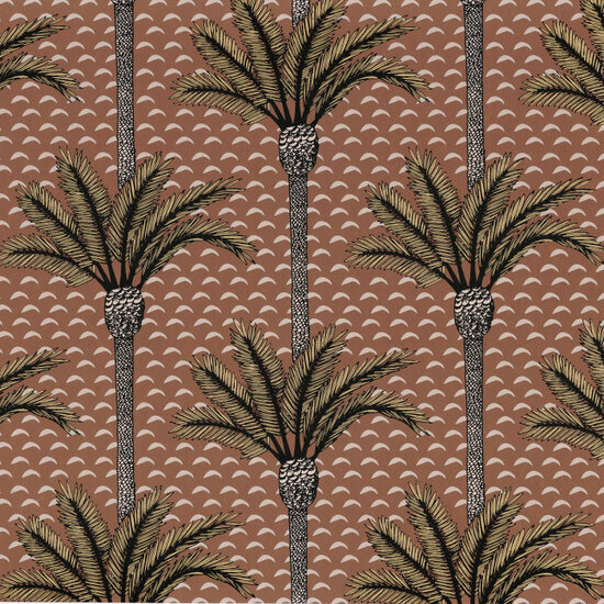 Casamance Mirage 75240406 - Roze / Bruin Behang