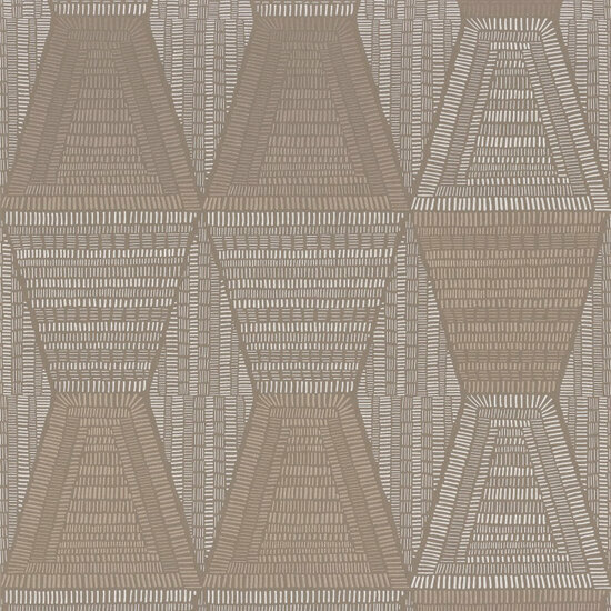 Casamance Mirage 75272038 - Bruin / Beige Behang
