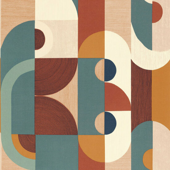 Casamance Mouvements 75990610 - Multicolours Behang