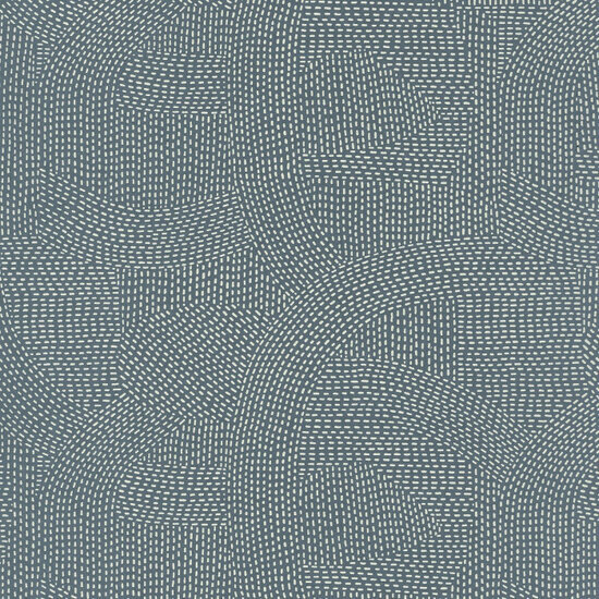 Casamance Printemps Viennois 74790822 - Blauw / Grijs Behang