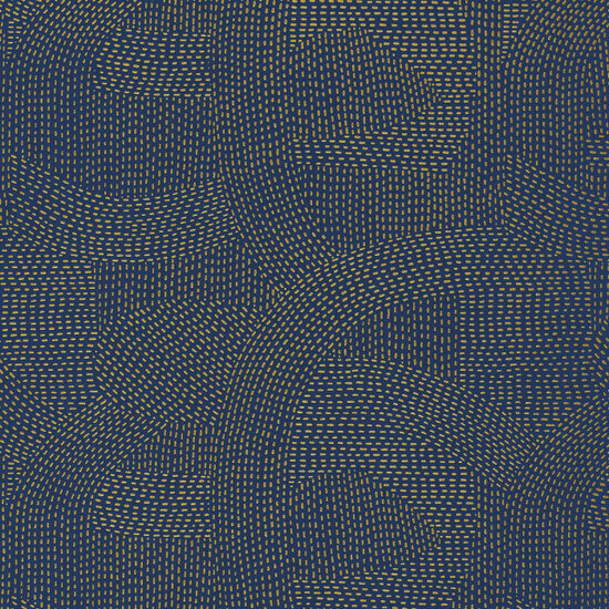 Casamance Printemps Viennois 74791128 - Blauw Behang