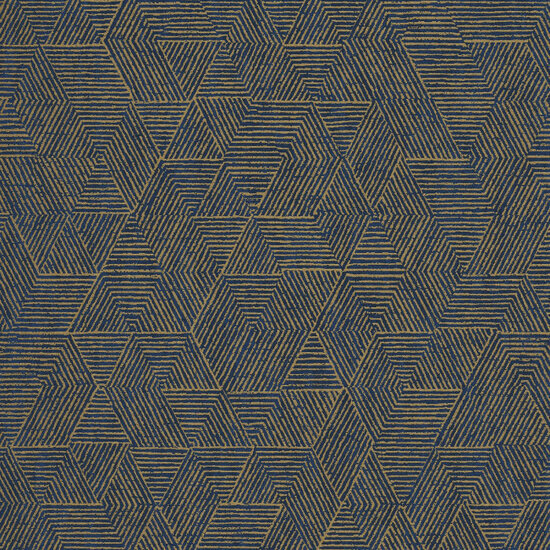 Casamance Printemps Viennois 74812360 - Blauw Behang