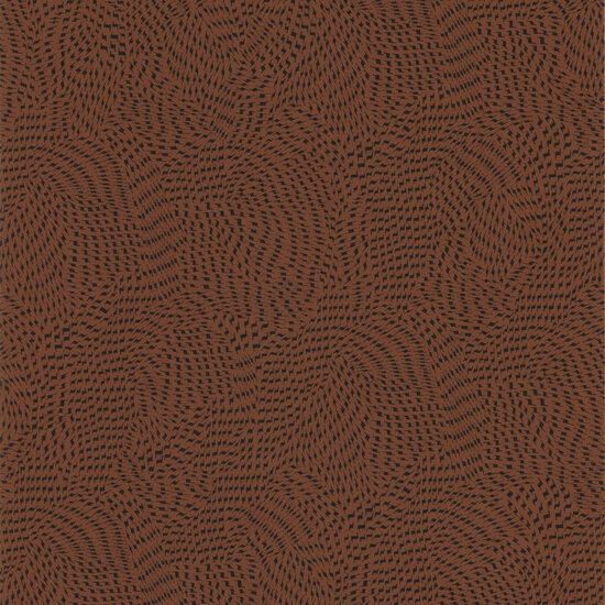 Casamance Square Jasmin 75722956 - Bruin / Zwart Behang