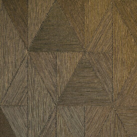 Casamance M&eacute;tal 75771222 - Zwart / Bruin Behang