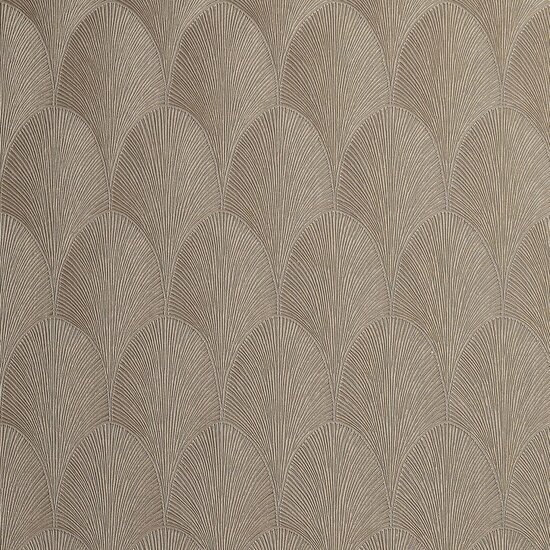 Casamance M&eacute;tal 75781528 - Bruin Behang