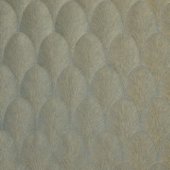 Casamance M&eacute;tal 75781834 - Groen Behang