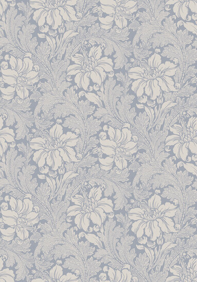 Borstapeter Vart Arkiv 2010 Blauw Behang