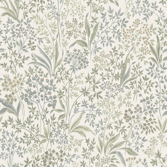 Bor&amp;#x0086;stapeter Vart Arkiv 2026 Cr&egrave;me/Groen Behang