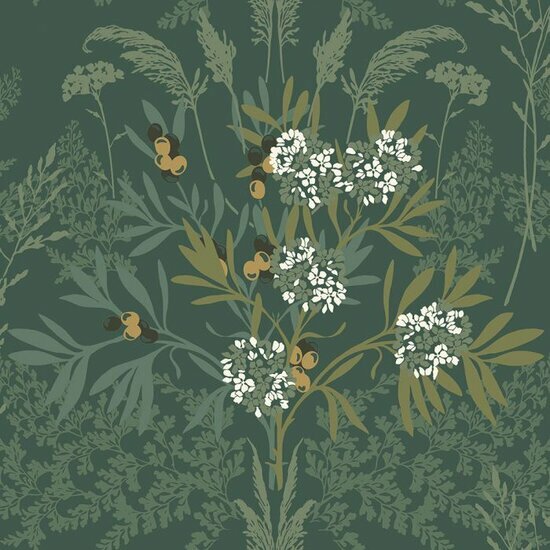 Dutch Wall Decor Hav &amp; Land 614-03 Groen Behang