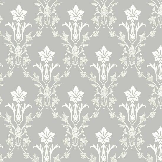 Dutch Wall Decor Blommor &amp; Blad 677-03 Blauw Behang