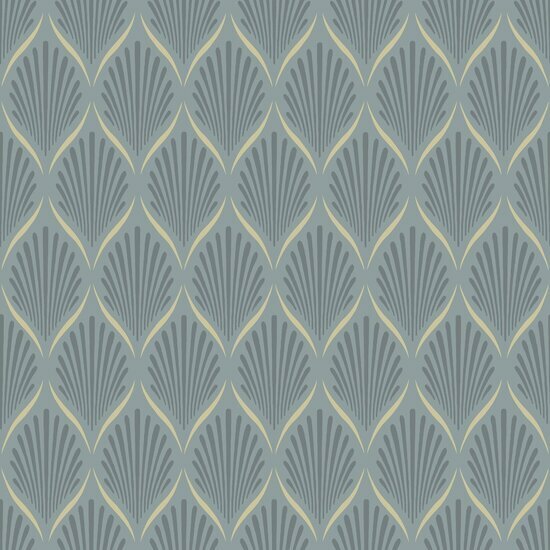 Dutch Wall Decor Blommor &amp; Blad 681-03 Grijs Behang