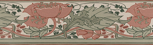 Dutch Wall Decor Swedish Heritage Behangrand 020-04 Rood Behang