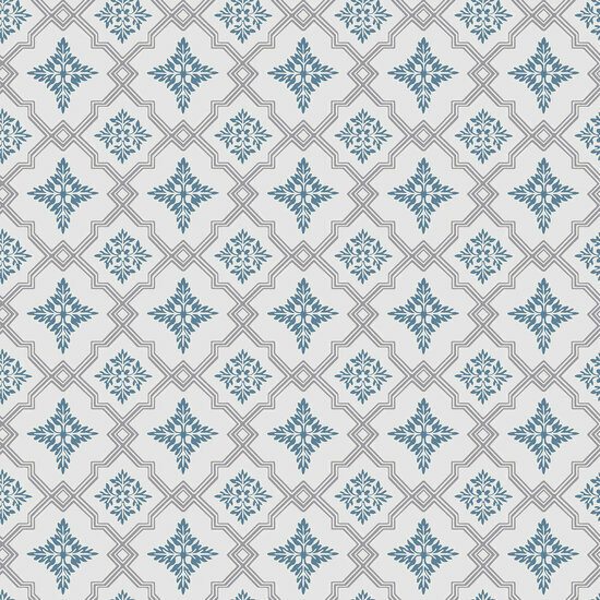 Dutch Wall Decor Swedish Heritage 691-03 Blauw Behang