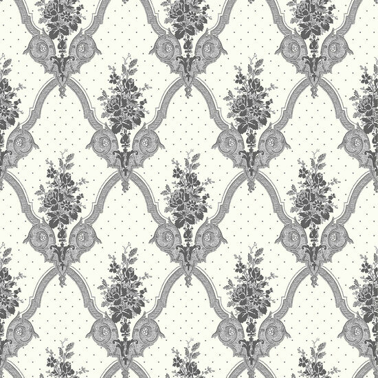 Dutch Wall Decor Swedish Heritage 693-03 Zwart Behang