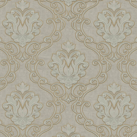 Dutch Wall Decor Splendor Z21726 Grijs / Beige Behang