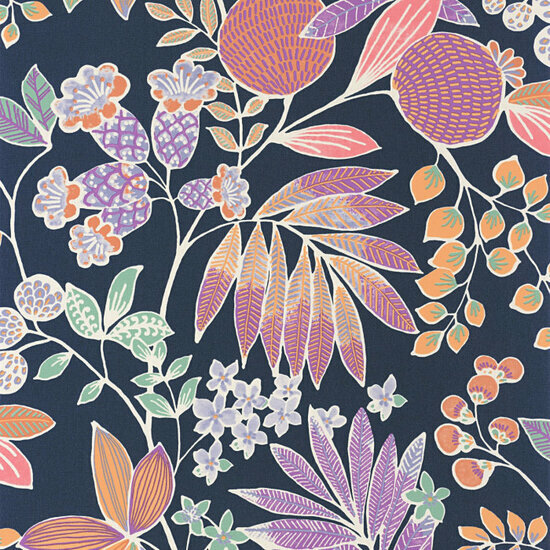 Casadeco California CALF88806868 - Paars / Blauw Behang