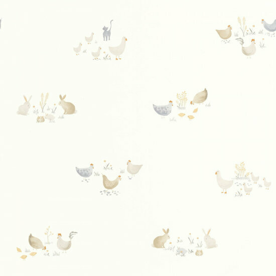 Casadeco Once Upon A Time OUAT88372931 - Beige / Wit Behang