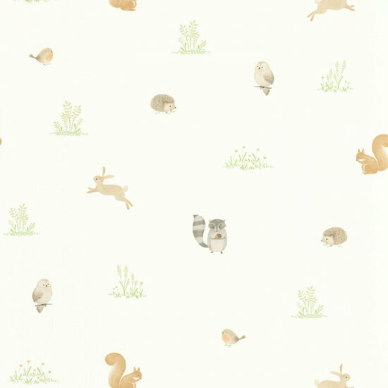 Casadeco Once Upon A Time OUAT88257024 - Groen / Wit Behang