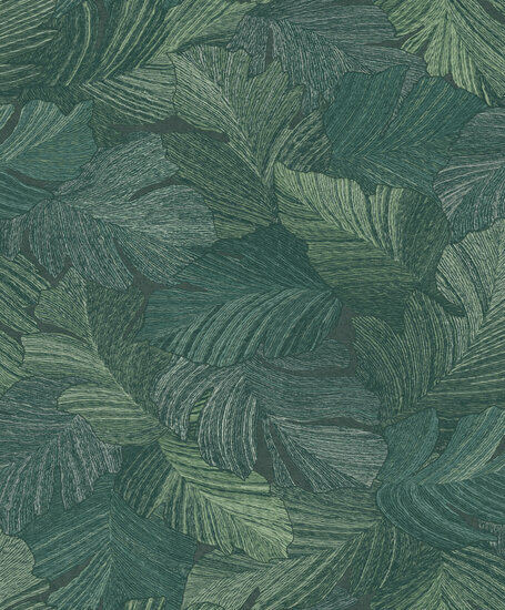 Dutch Wallcoverings Attitude A66502 Groen Behang