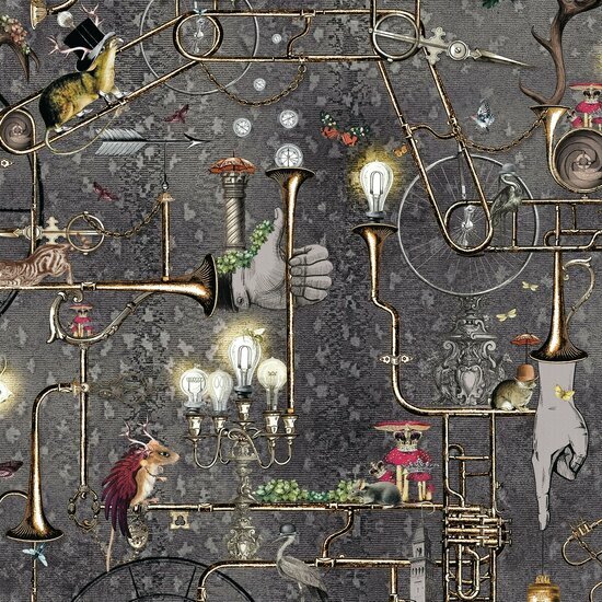 Santorus II Santorus Orchestral Rev. Slate WP080330 Behang