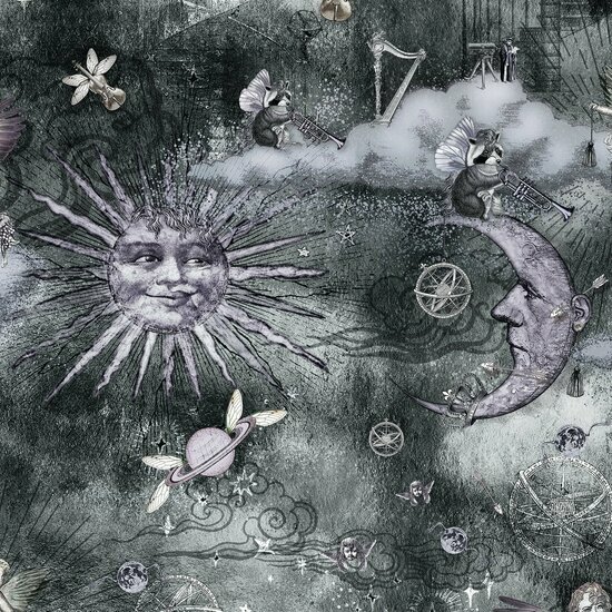 Santorus II Santorus Celestial Midnight WP140146 Behang