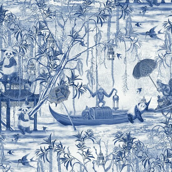 Santorus II Santorus Pandamonium Blue WP160354 Behang