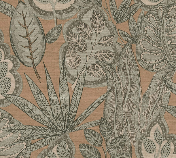 AS Creation Famous Garden - 39346-2 / 393462 Oranje Behang