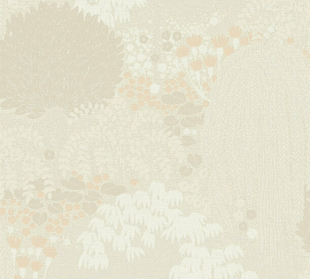 AS Creation Famous Garden - 39350-2 / 393502 Cr&egrave;me Behang