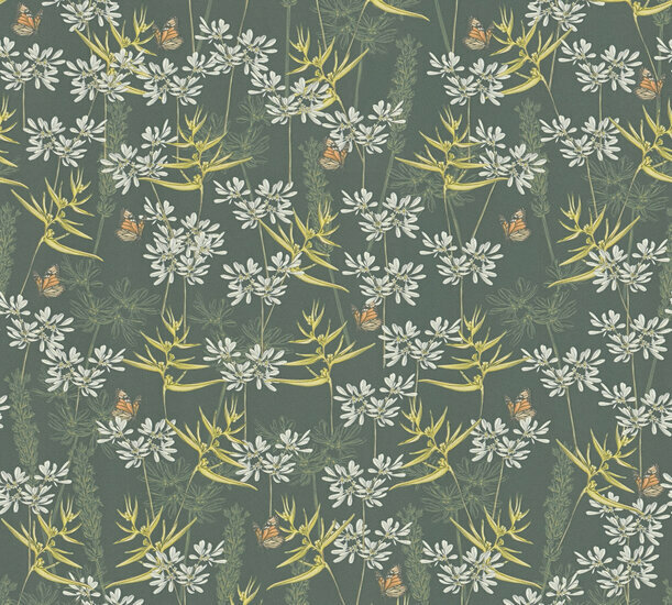 AS Creation Drawn Into Nature - 39423-2 / 394232 Groen Behang