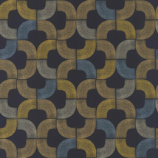 Rasch Selection - 477313 Zwart Behang