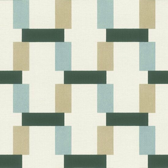 Rasch Symphony - 868821 Groen Behang