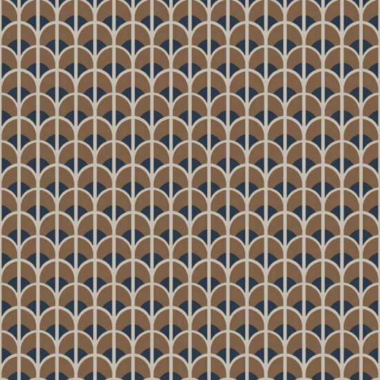 Noordwand Thema 28869 Bruin Blauw Behang