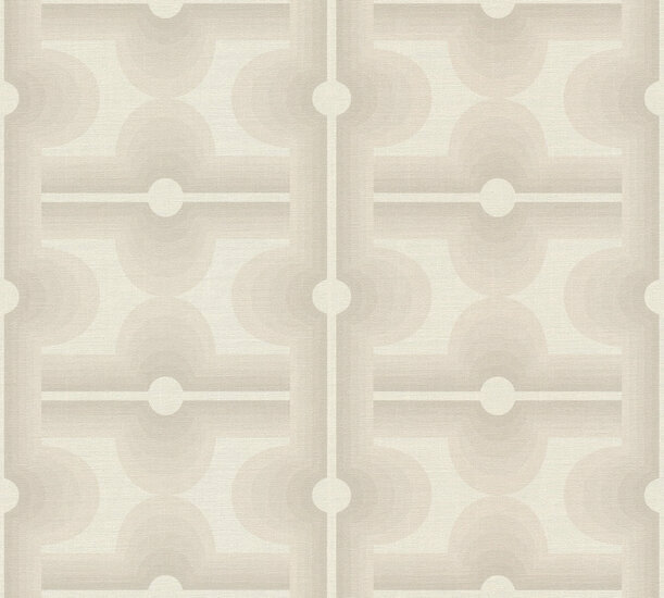 AS Creation Retro Chic - 39533-5 / 395335 Beige - Cr&egrave;me Behang