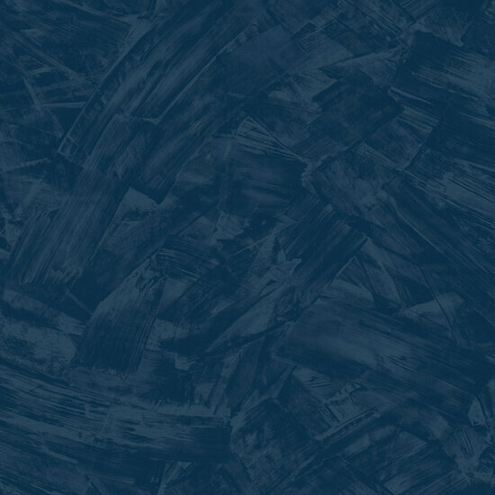 HookedOnWalls Silhouette Tadelakt Plain 34819 Blauw Behang