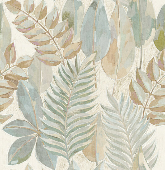 HookedOnWalls Tropical Weave Estasi 18800 Multicolour / Metallic Behang