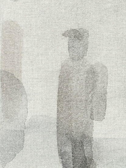 HookedOnWalls Aquarel Passant 27711 Grijs Behang