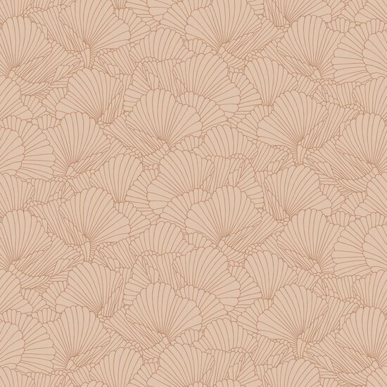 Esta Home Bladeren 139493 Terracotta Roze Behang