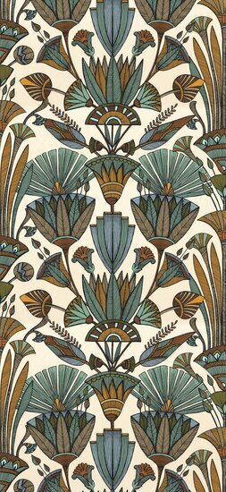 Casamance Bord Du Nil 76130202 - Multicolour Behang