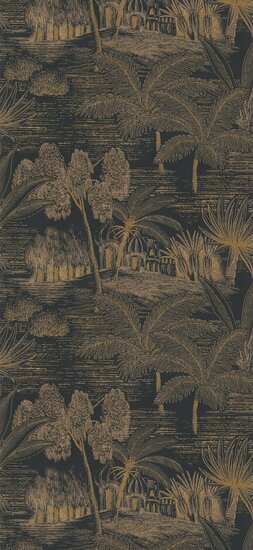 Casamance Bord Du Nil 76141222 - Geel Behang