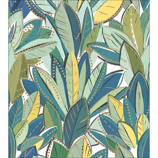 Caselio Wild - Blauw WILD104987601 Behang