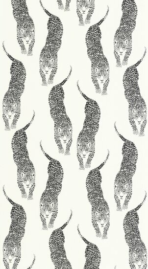 Caselio Wild WILD104920995 - Zwart Behang