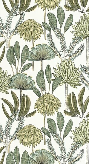 Caselio Wild WILD104930722 - Groen Behang