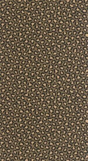 Caselio Wild WILD104942239 - Zwart Behang