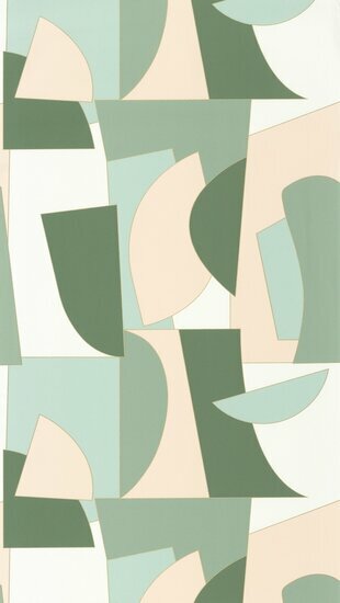 Caselio Outlines OTLS105010711 - Groen Behang