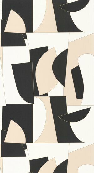 Caselio Outlines OTLS105011955 - Zwart Behang